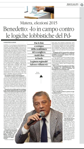 Intervista Benedetto