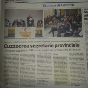 Gazzetta del Sud 23 aprile 2015